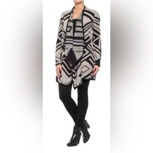 Lucky Brand Intarsia Knit Cardigan, size S.